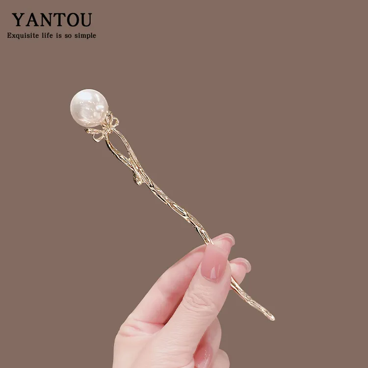 小众百搭原创设计发簪休闲风头饰旗袍公主风夏季女日韩发簪子