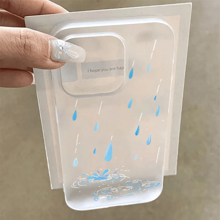 下雨天适用iphone17promax苹果16手机壳15PLUS14软13/12/11防摔