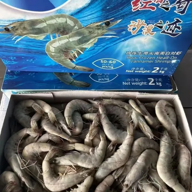 沙特大虾冷冻生虾鲜活速冻盐冻大虾只只分离净重4斤里脊肉