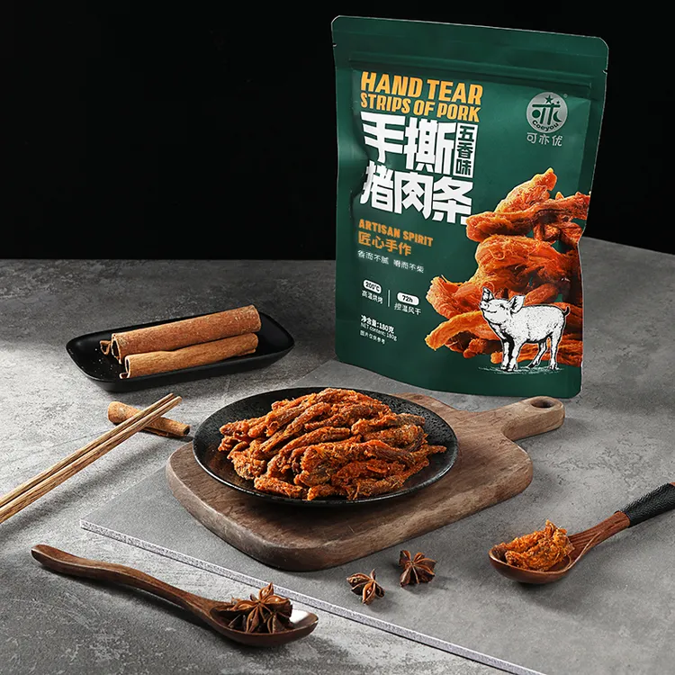 可亦优手撕猪肉条香辣味猪肉脯风干零食回味猪肉条手撕肉干零食