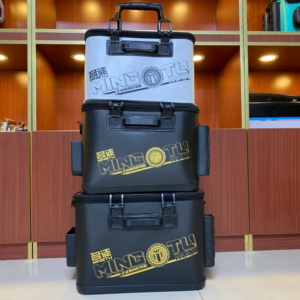 名徒活鱼桶加硬大底钓鱼桶加厚装鱼桶路亚桶可插杆多功能活鱼桶