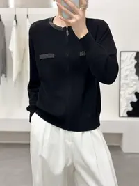 0923-07  女款百搭气质休闲拉链针织衫  XJ  238
