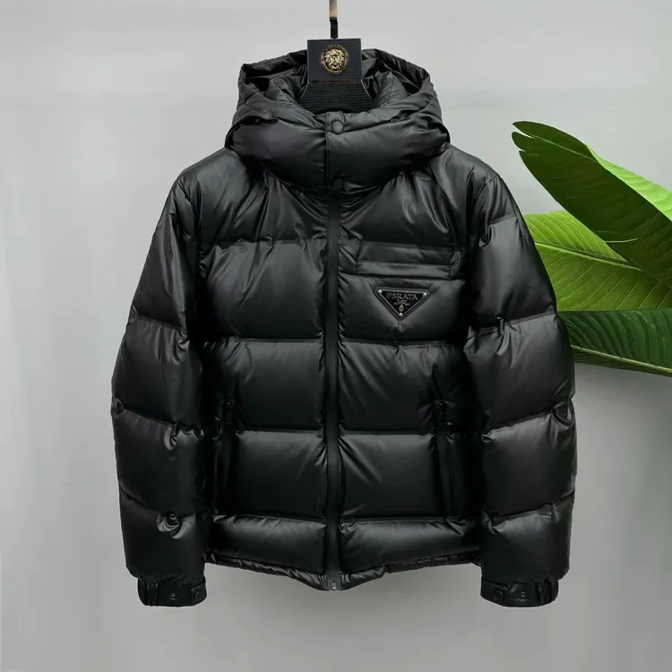 冬季新款男士羽绒服男装加厚修身保暖白鸭绒夹克休闲连帽男外套潮