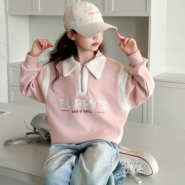 女童套装春秋6-12岁儿童卫衣秋装2025新款中大童长袖绣花两件套潮