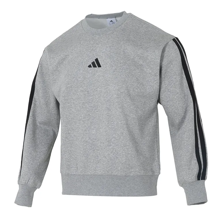 adidas阿迪达斯卫衣男装2025秋季新款潮流三条纹长袖套头衫JE6308