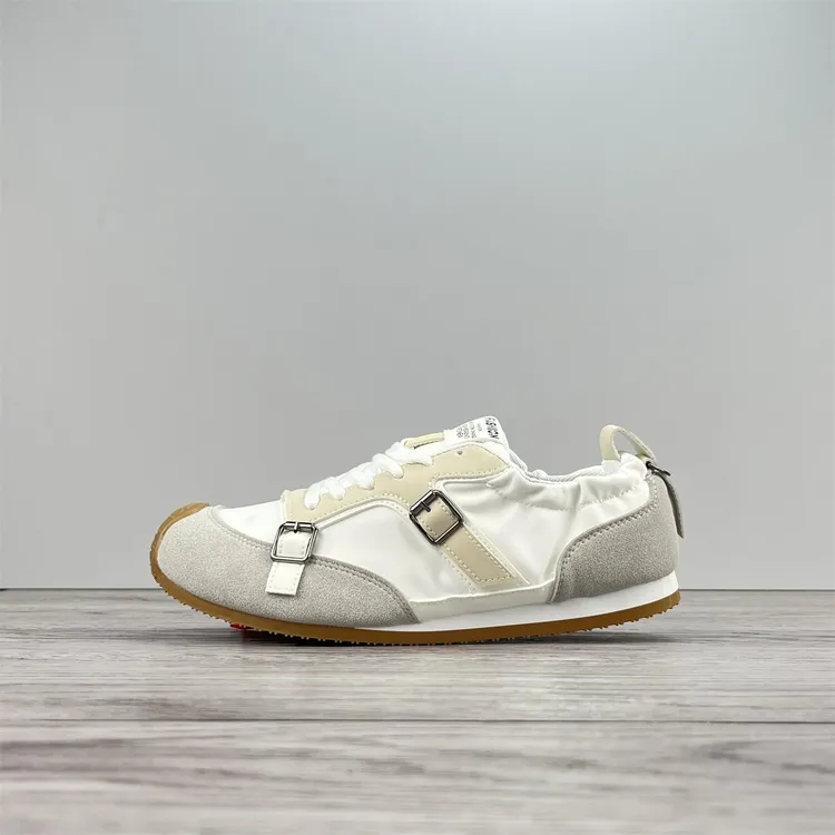 轻奢男士复古休闲德训板鞋夏季透气网布运动时尚潮流休闲阿甘鞋