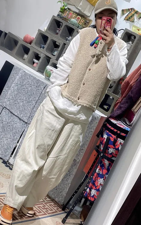 春季新款定制纱线马夹