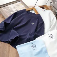 秋季新款男童小狗刺绣休闲打底衫圆领中大童长袖T恤百搭5328