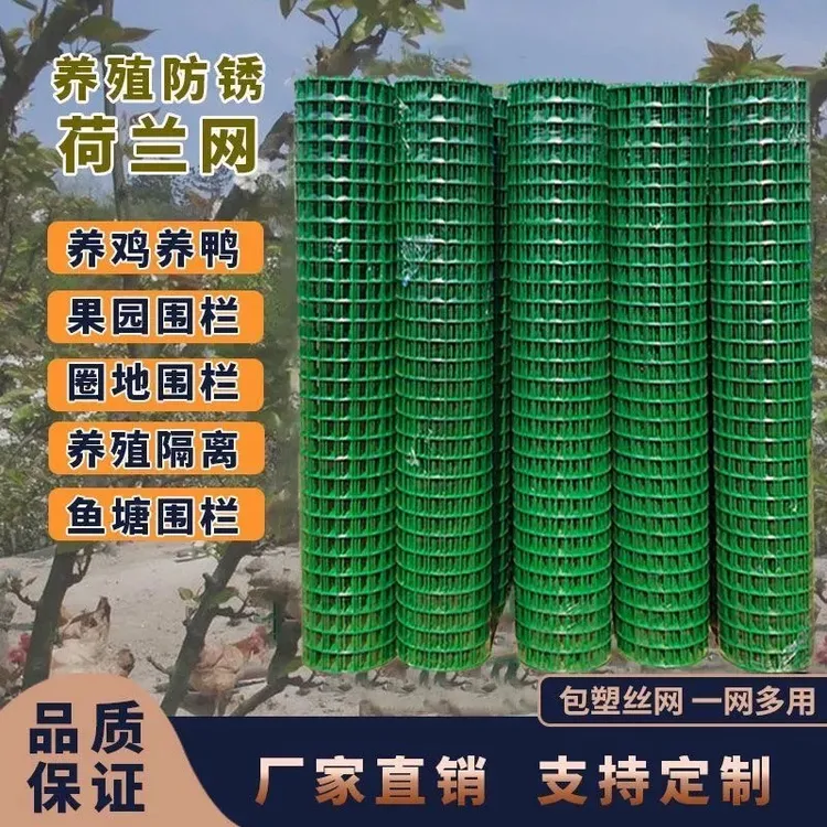防护荷兰网批发铁丝网围栏养鸡网养殖鱼塘耐用结实果园厂家直销