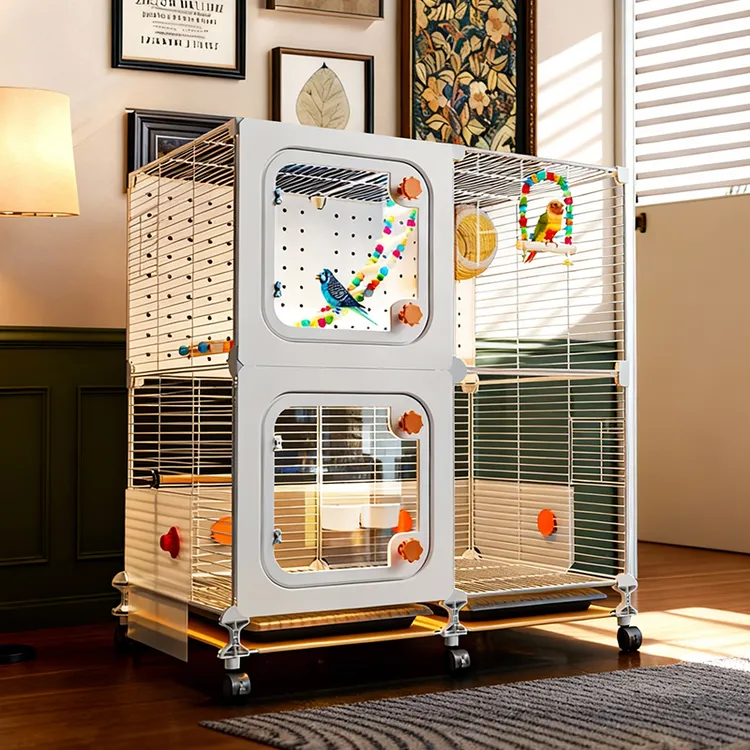 鸟笼子鹦鹉大号家用玄凤虎皮专用画眉牡丹新型防溅豪华珍珠鸟别墅