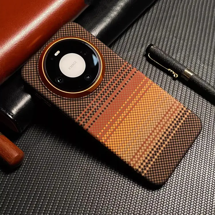 超薄凯夫拉纹1500D适用华为Mate80ProMax手机壳磁吸防摔mate80男