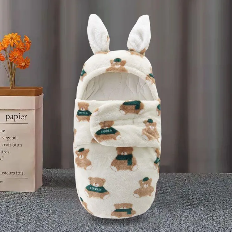 新疆西藏包邮婴儿包被秋冬季加厚外出新生儿抱被宝宝防惊跳睡袋包