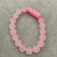 非金属布艺手链 辰曦同款【粉色手串】