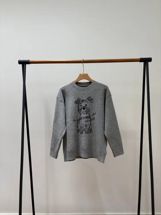 失物招领潮牌女装 2025冬季新款保暖圆领休闲百搭毛衣82564