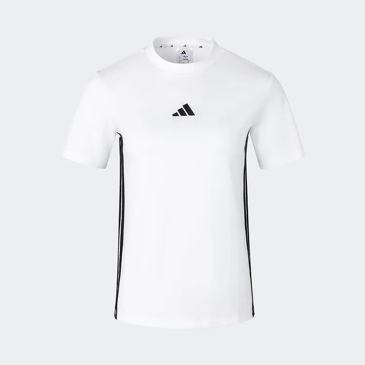 adidas/阿迪达斯夏季女子时尚潮流运动休闲短袖T恤 JY8576