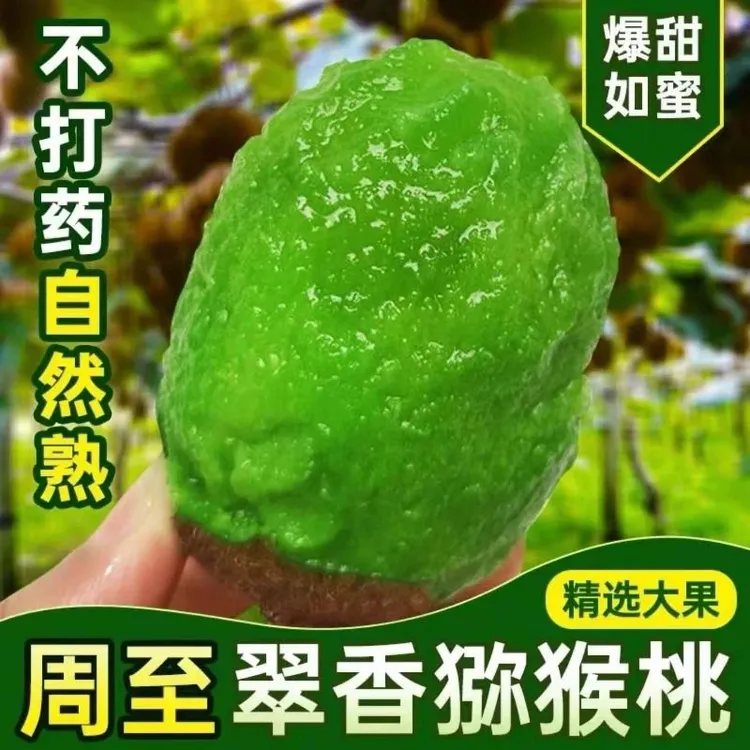 陕西翠香猕猴桃新鲜应季水果放软食用清甜多汁