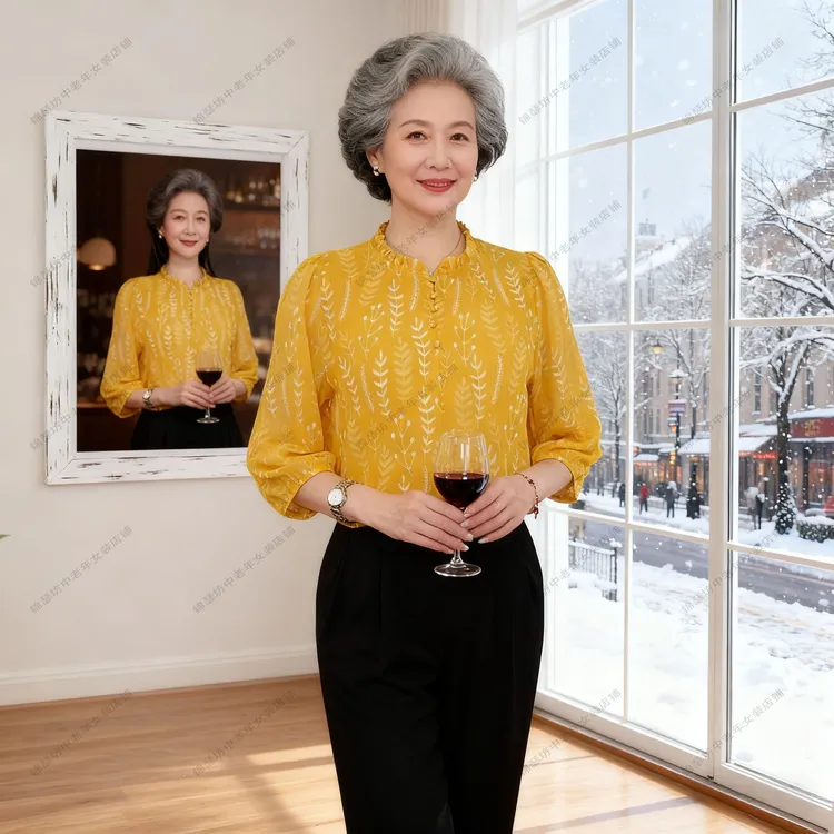  2025年初秋款衬衫女修身显瘦上衣洋气减龄气质减龄洋气高贵上衣