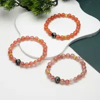 【小北好物】南红DIY单圈手串约7.5mm+【多样性发一件】2QK01X957