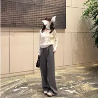 【纸片人拉腿裤】巨显瘦时尚百搭慵懒松弛感直筒裤P30725