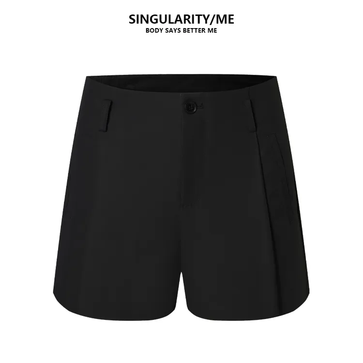 Singularity Me 7AP 6706 棉质时尚通勤A字版显瘦西装短裤