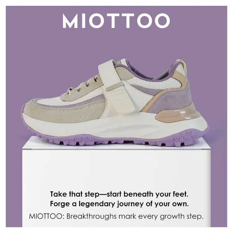 运动鞋女鞋透气复古厚底休闲鞋拼色时尚百搭