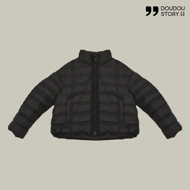 宇姐精选 8518  时尚休闲冬季立领多切线短款羽绒服