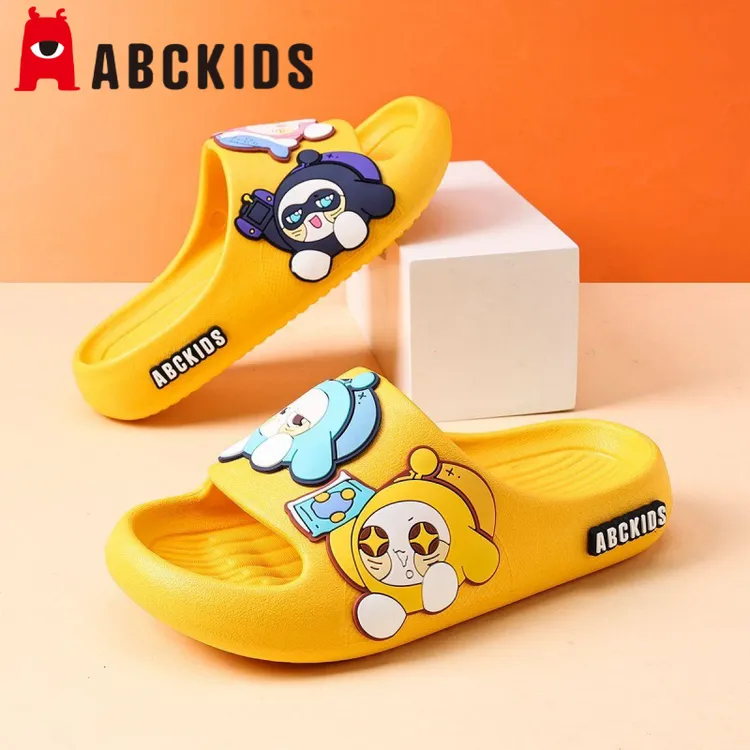 Abckids蛋仔派对拖鞋儿童EVA防臭软底凉拖鞋居家亲子一字拖鞋防滑