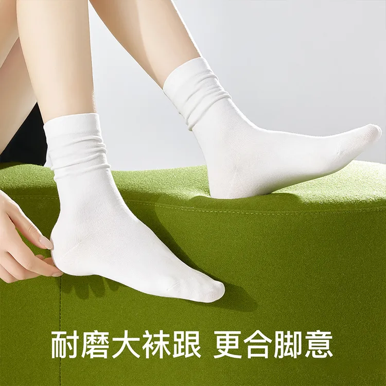 夏季防臭薄款春夏秋季中筒袜少女风春季夏季白色袜子