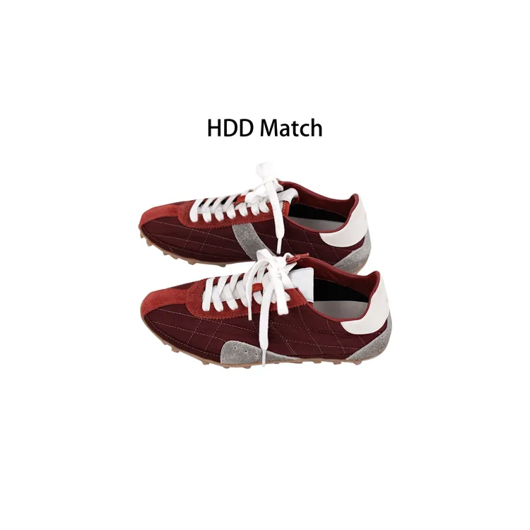 HDD- "百搭序列"  春秋经典绑带真皮德迅运动休闲鞋 Y9580