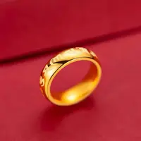合金戒指 【亮面六字真言戒指】