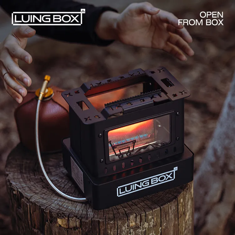 LUING BOX露营盒子 复古观火炉 户外露营取暖炉煮茶烹饪分体炉
