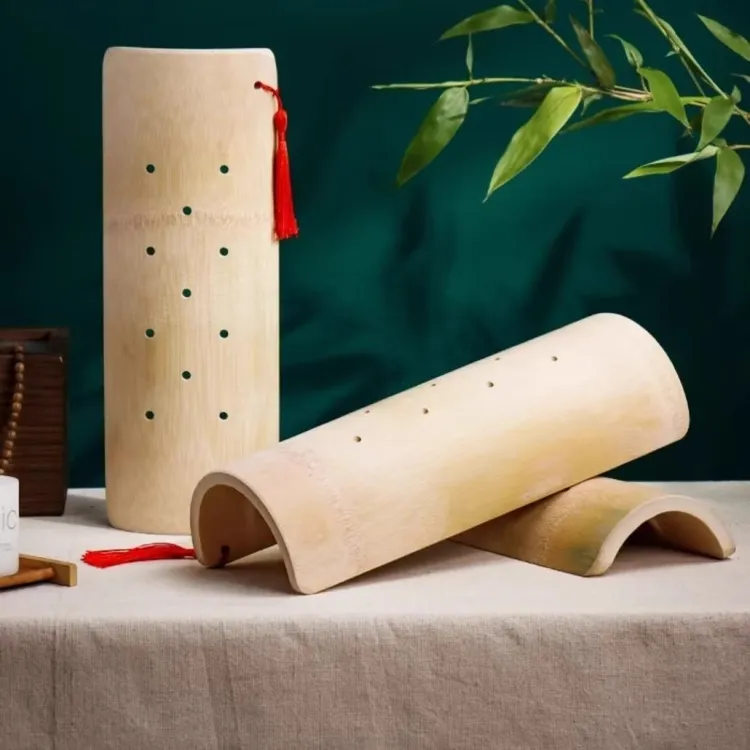 天然楠竹U型枕颈枕腰枕颈椎专用竹子硬枕头午睡护颈专用