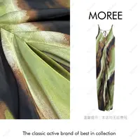 【MOREE】气场款Pour décorer缎面高级感连衣裙-T2628