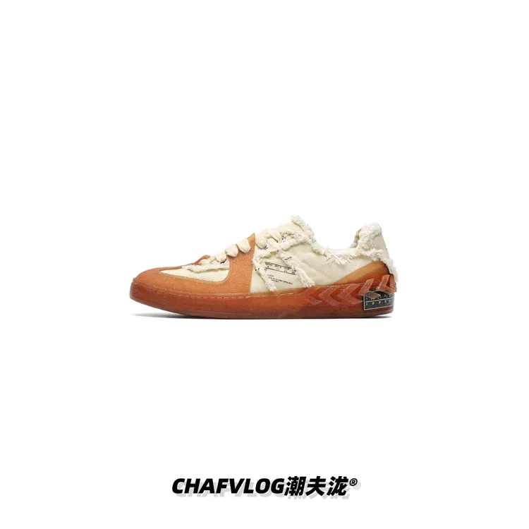 CHAFVLOG【吴建豪同款】T头德训鞋复古薄胶底潮流百搭时尚经典低帮