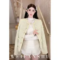 WEIFANSHU/魏凡舒【梦幻交响】早春新款气质时尚优雅名媛小香风外套