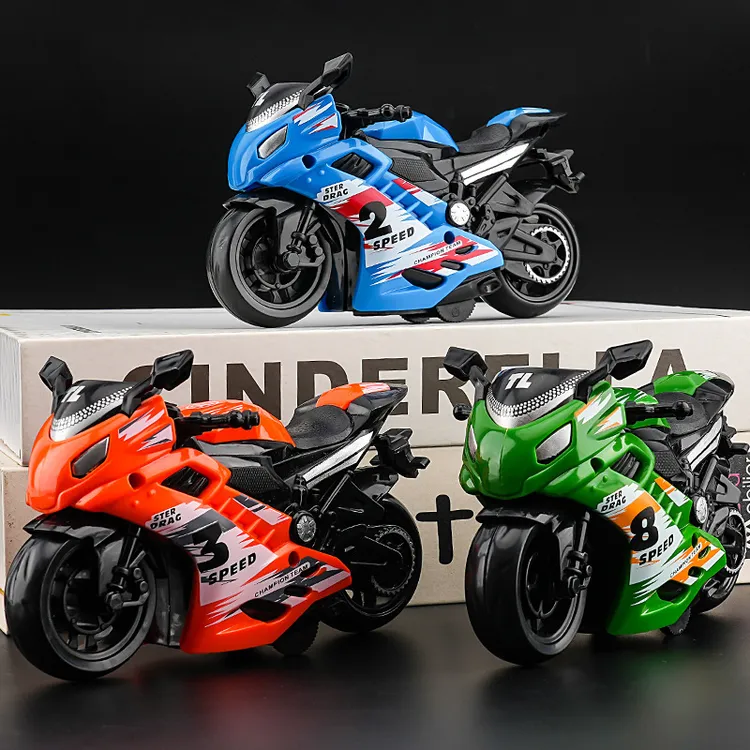 网红儿童惯性摩托车玩具车小男孩耐摔生日礼物户外玩耍益智仿真模