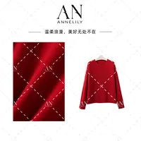 ANNELILY安琪琪【】新款上新休闲百搭重工针织毛衣AM2509150