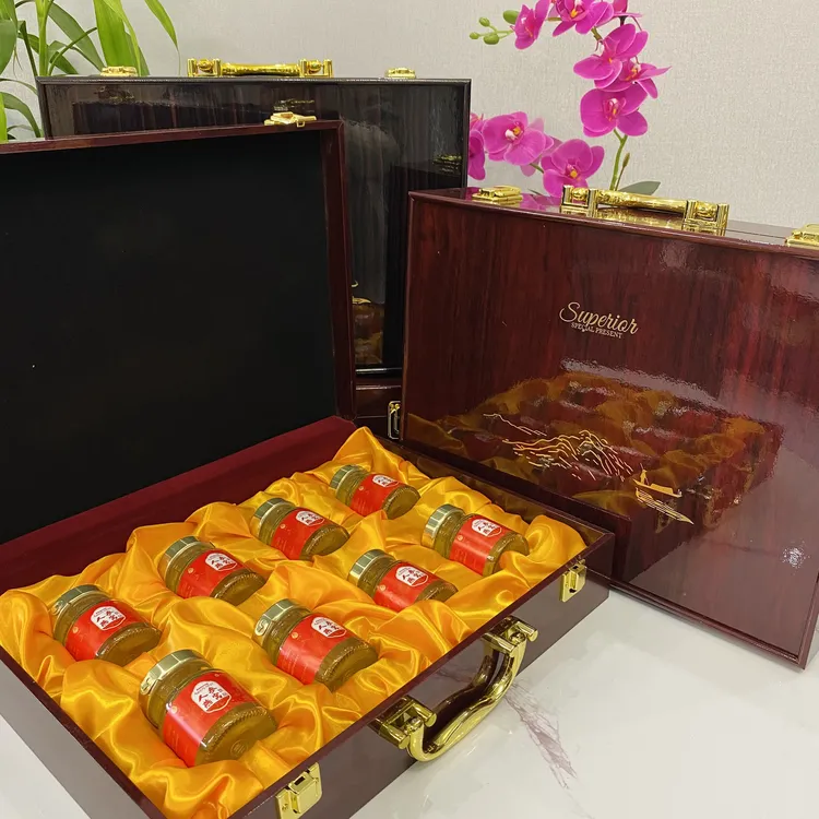 【轻奢款】高端定制年货礼盒 木箱节日礼盒 滋补饮品送长辈送领导