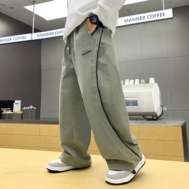 男童秋装裤子2025新款儿童秋季卫裤大童痞帅男孩休闲运动裤春秋款