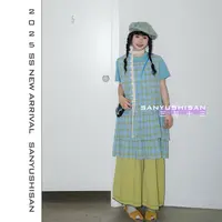 三与十三|森息|森系小清新松紧腰显瘦宽松休闲百搭上衣Q