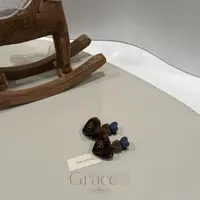 「立体小双花」韩国25秋冬百搭刘海夹侧边夹顶夹鸭嘴夹