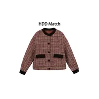 HDD- "主场香风" 羊毛 秋季女款编织小众名媛香风外套 Y8835 