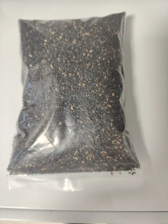 炒熟即食干吃免洗黑芝麻粒农家五谷杂粮