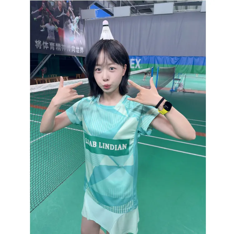 临典羽毛球服运动套装女2025夏季新款速干吸汗运动羽毛球大赛服