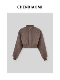 【蜜蜜家】欧美辣妹时尚休闲百搭秋冬简约棉服外套 WD/6608