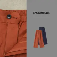 至简凉感松弛感高级直简休闲裤