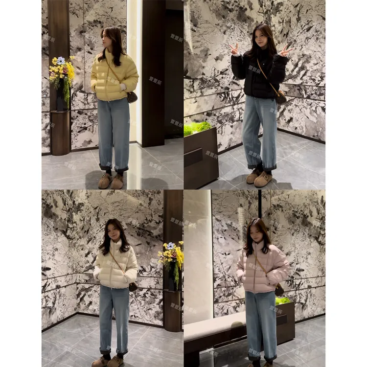 【小暖炉】冬季百搭保暖外套90白鸭绒洋气小个子通勤羽绒服#9061