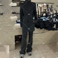 【格子家】气质时尚套装屁帘裤加上衣两件套B516