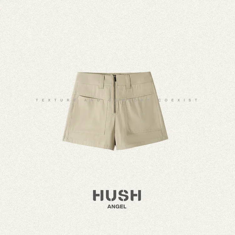 Hush Angel丨无时间经典「沙丘」工装短裤丨玉美华 HA2X0035