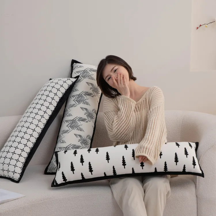 抱枕沙发大号靠垫抱枕套不含芯大靠背垫床头靠枕套罩客厅大靠背枕